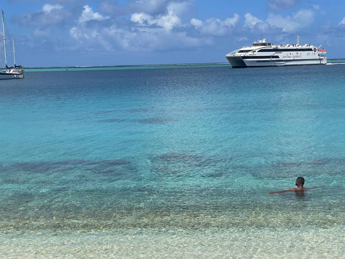 Manava Huahine Beach House Apartment Fare Luaran gambar